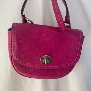 Coach Mini Purse Pink Fuschia